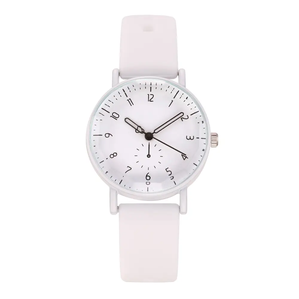 Women's Pink Silicone Watch with Digital Display - Image 8