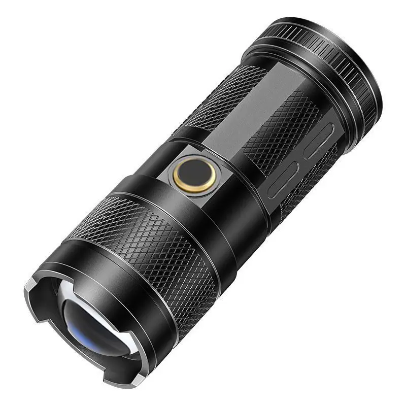 Cross-Border Red Blue Flashlight LED Zoom Rechargeable - Image 7