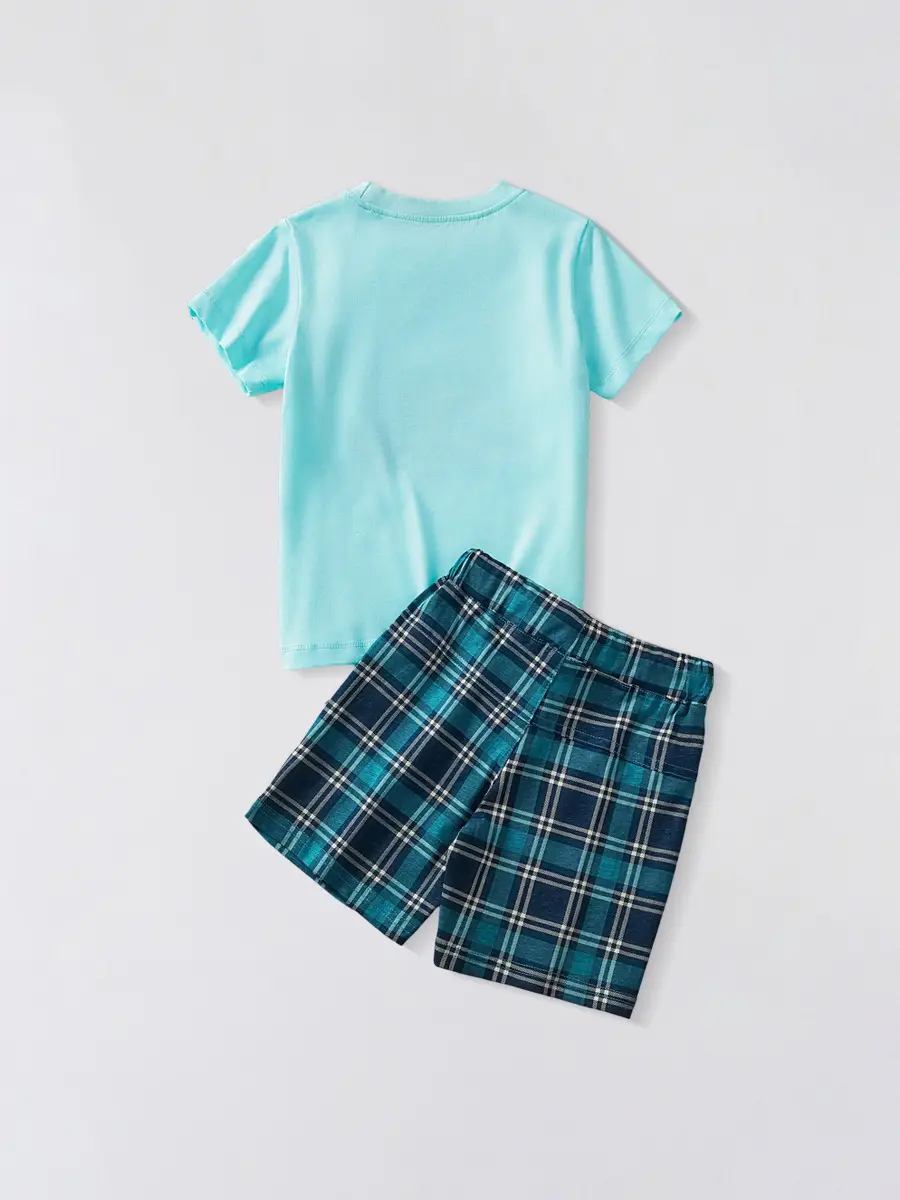 Boys Car Embroidered T-Shirt 2025 Summer