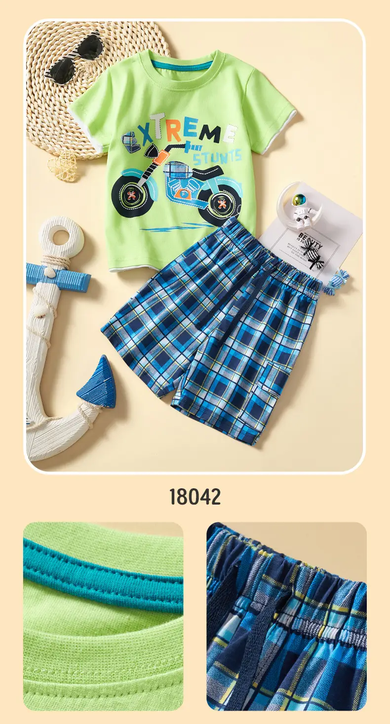 Boys Car Embroidered T-Shirt 2025 Summer — feature 10