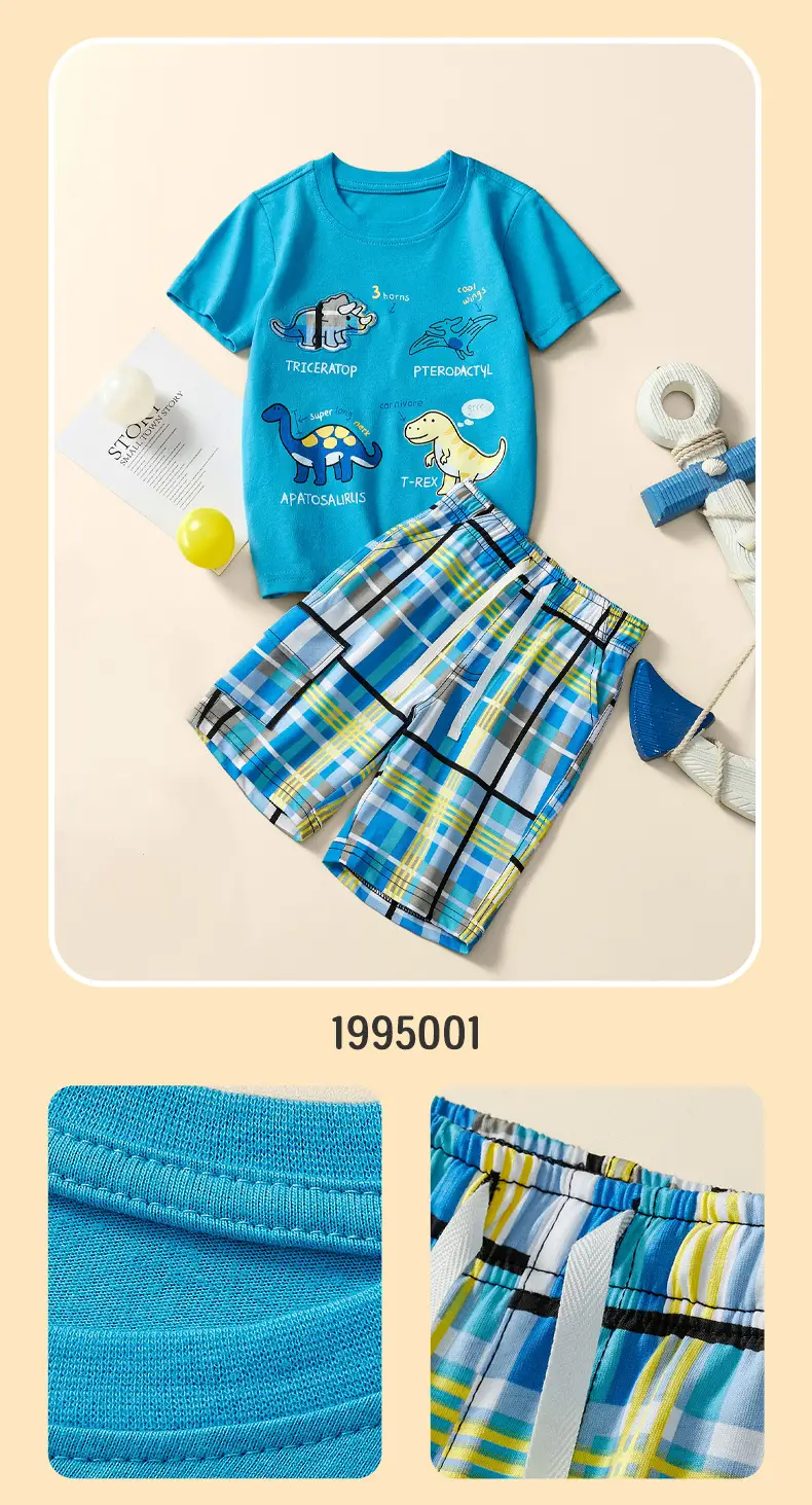 Boys Car Embroidered T-Shirt 2025 Summer — feature 11