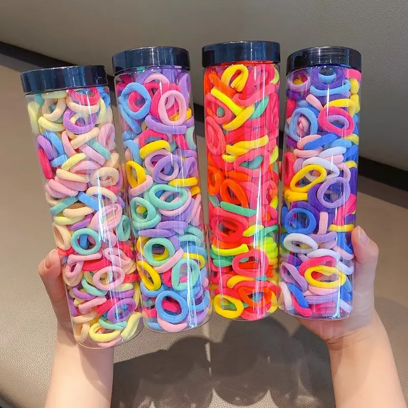 Super Magic Hair Bands for Girls, Pink, 100 Pcs, Lightweight & Non-Hurtful - Image 12