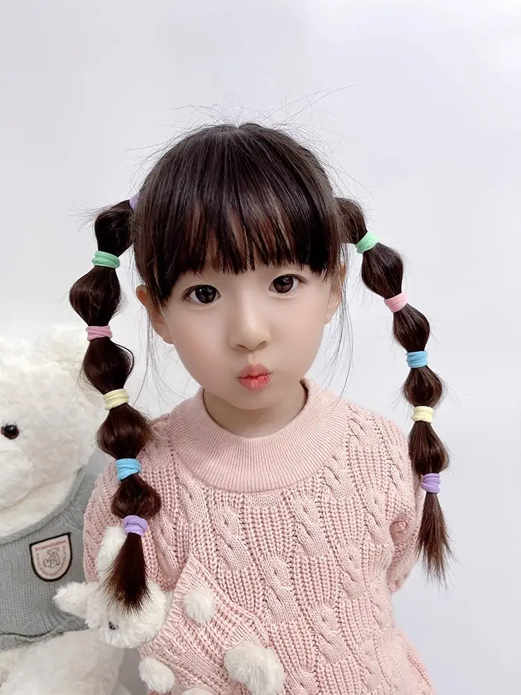 Super Magic Hair Bands for Girls, Pink, 100 Pcs, Lightweight & Non-Hurtful — feature 18
