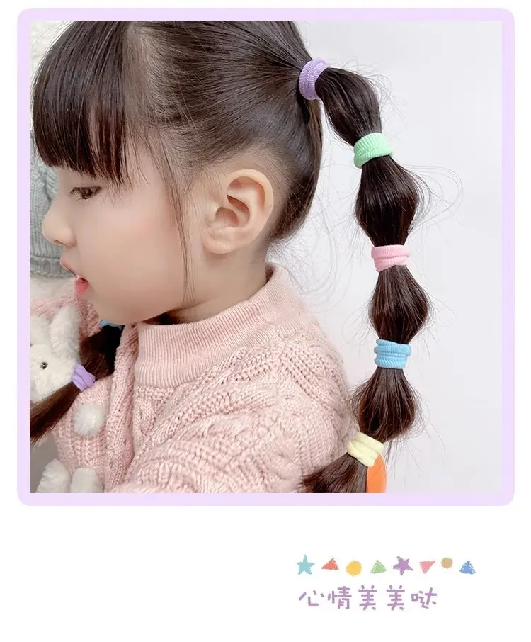 Super Magic Hair Bands for Girls, Pink, 100 Pcs, Lightweight & Non-Hurtful — feature 30