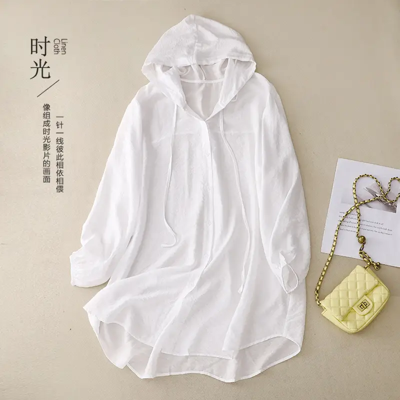 Women Hooded Long Sleeve Sun Protection Shirt 2026 - Image 16