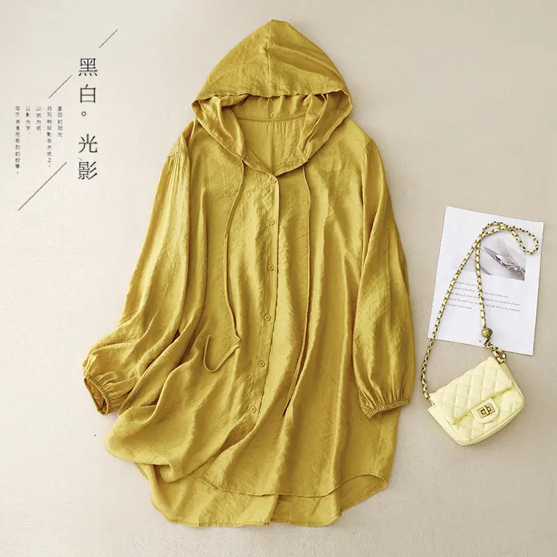 Women Hooded Long Sleeve Sun Protection Shirt 2026 - Image 17