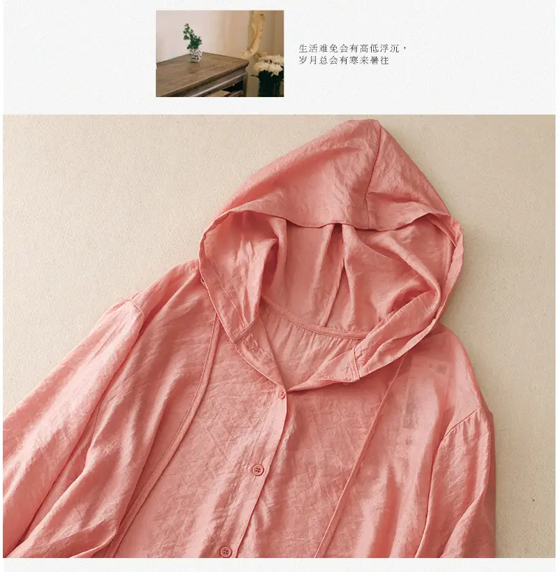 Women Hooded Long Sleeve Sun Protection Shirt 2026 — feature 5
