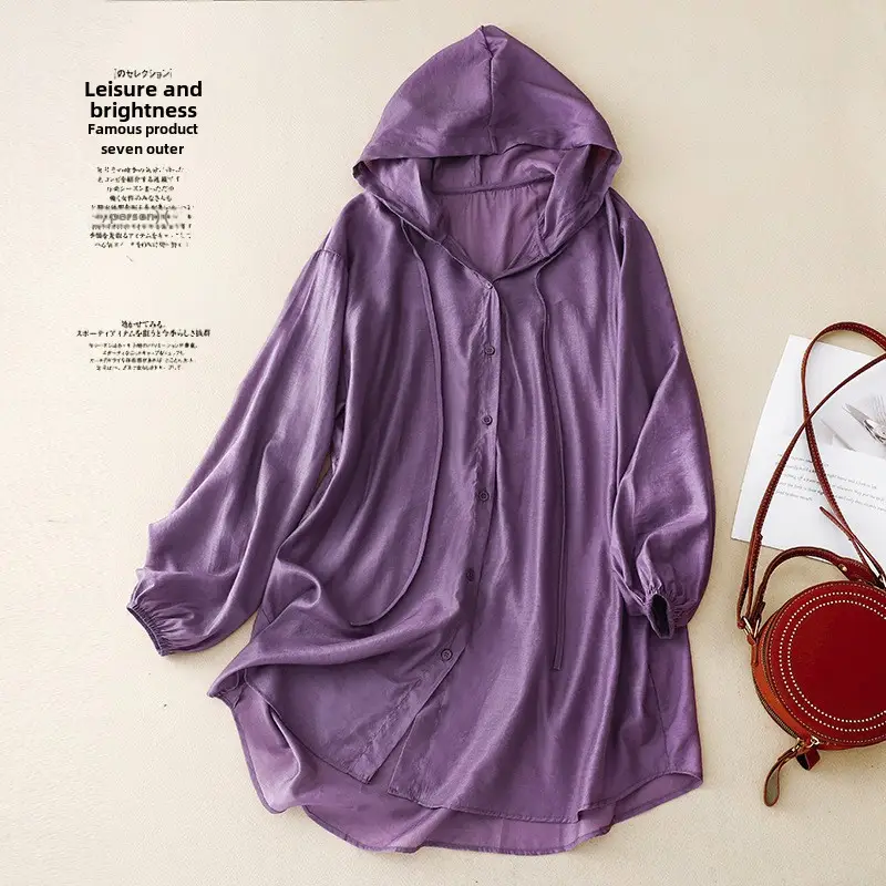 Women Hooded Long Sleeve Sun Protection Shirt 2026 - Image 8