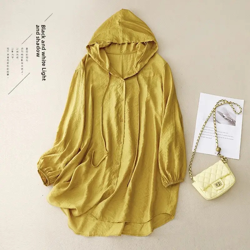 Women Hooded Long Sleeve Sun Protection Shirt 2026 - Image 13