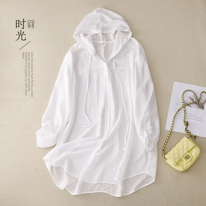 Women Hooded Long Sleeve Sun Protection Shirt 2026 - Image 4