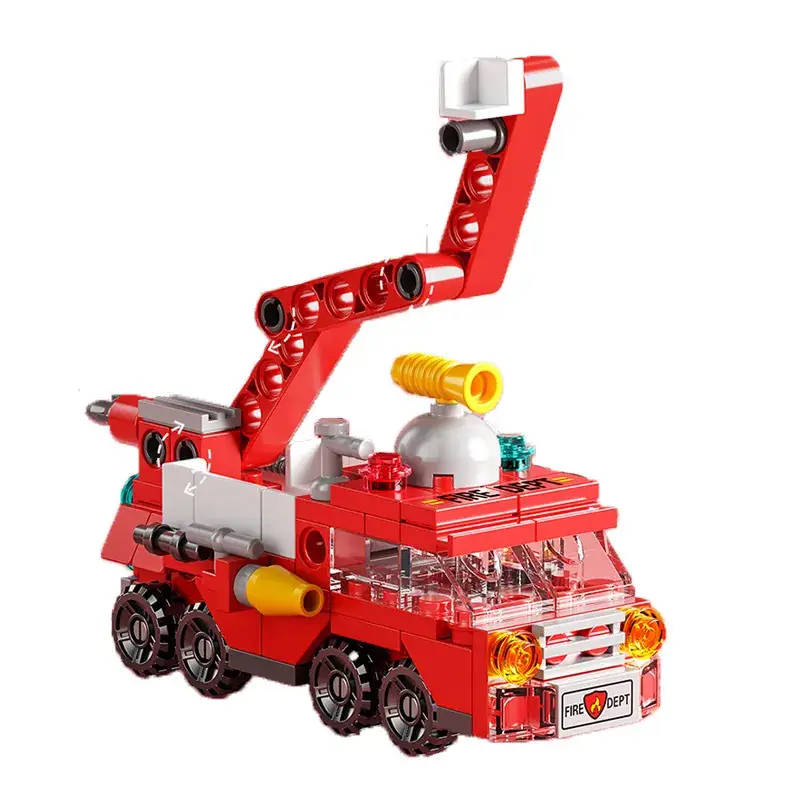 Lego Police Car Fire Assembly Toy for Boys - Image 11