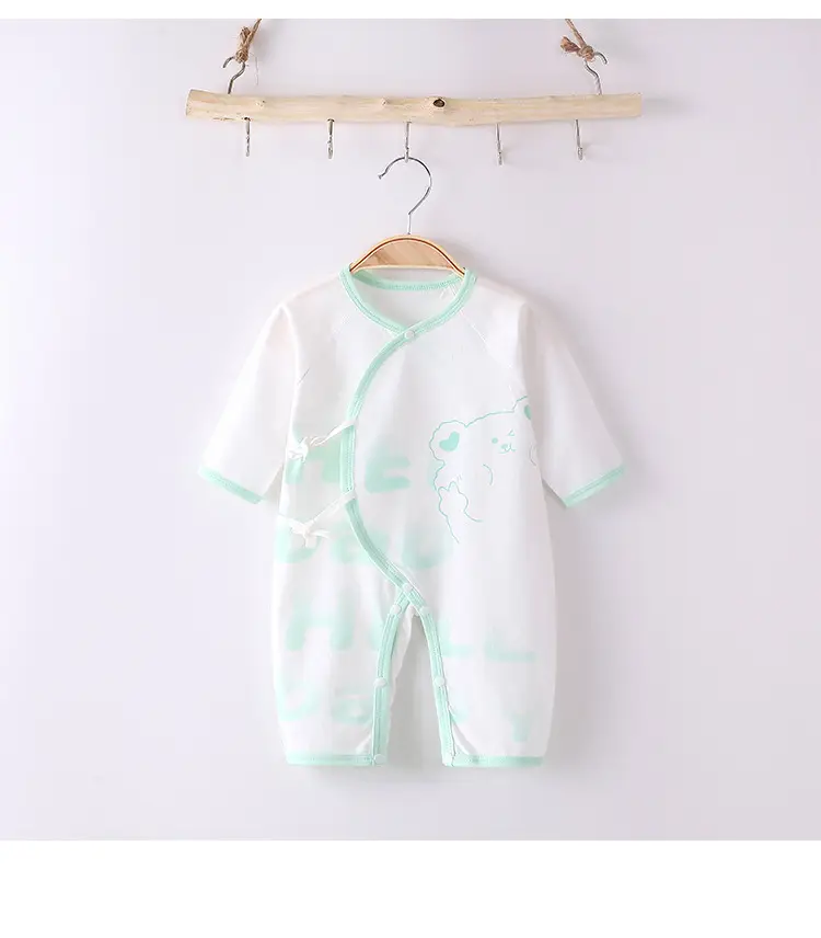 Baby Pajamas Set Cotton One Piece Blue Pink — feature 13
