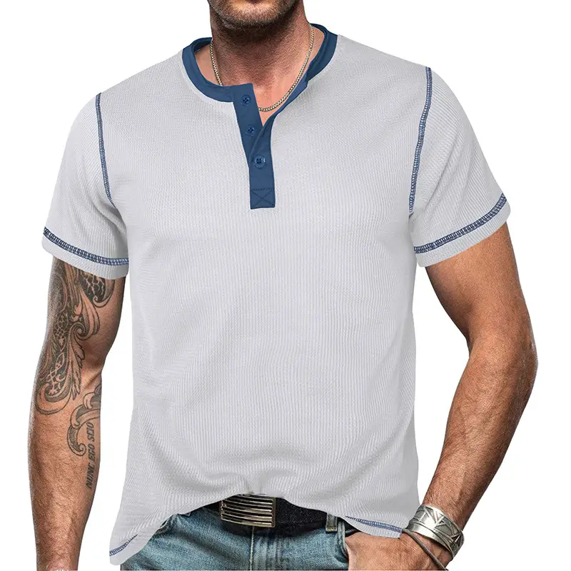 Men's White Retro T-Shirt Short Sleeve 2023 Summer — feature 10