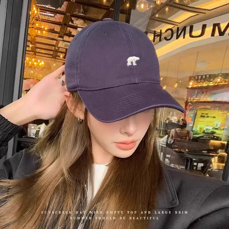 Polar Bear Cap for Kids Beige Baseball Cap - Image 7