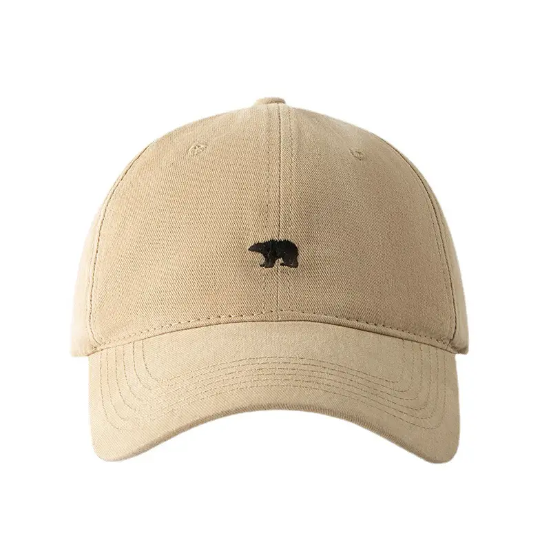 Polar Bear Cap for Kids Beige Baseball Cap - Image 9