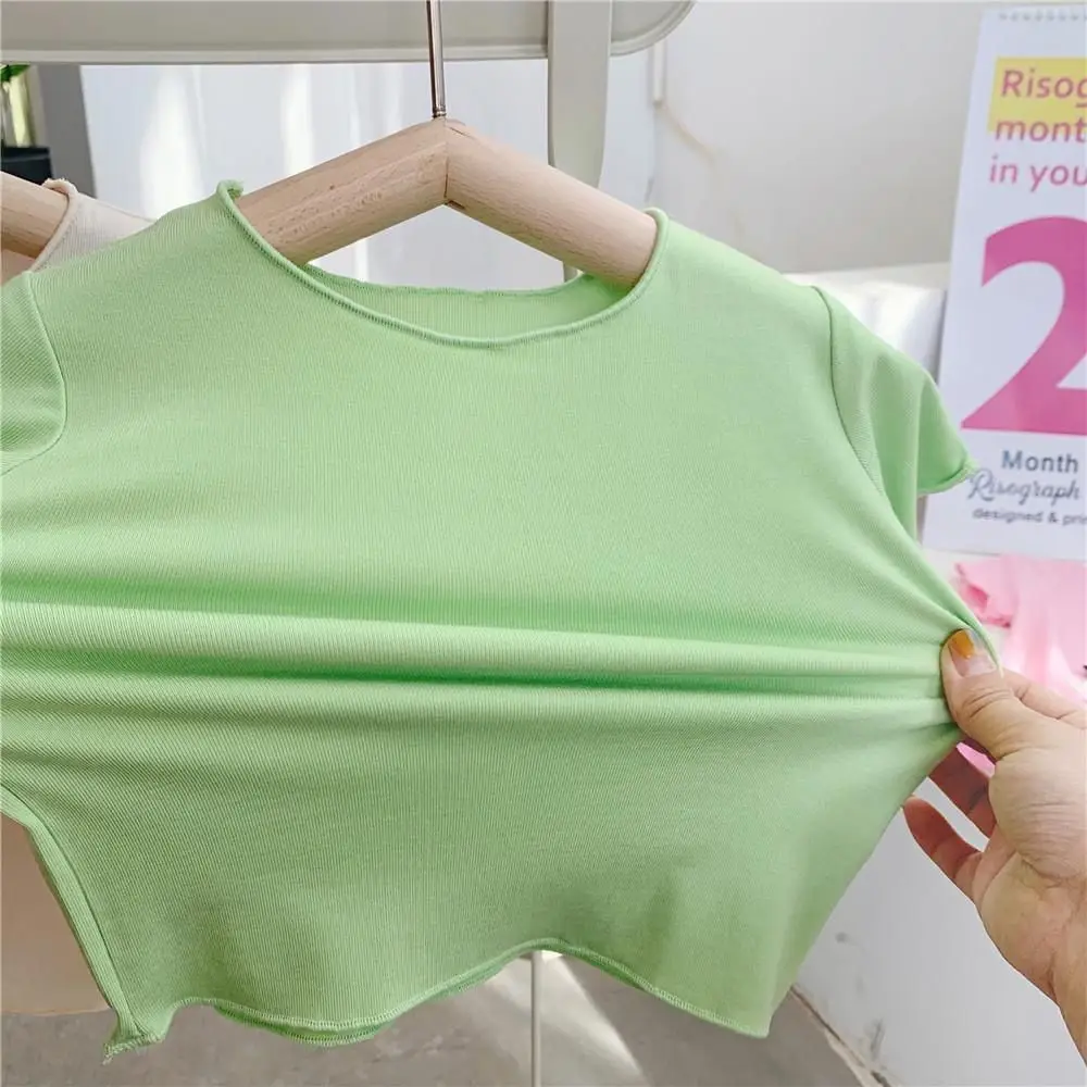 Girls' 2023 Summer Modal T-Shirt 20 Colors — feature 10