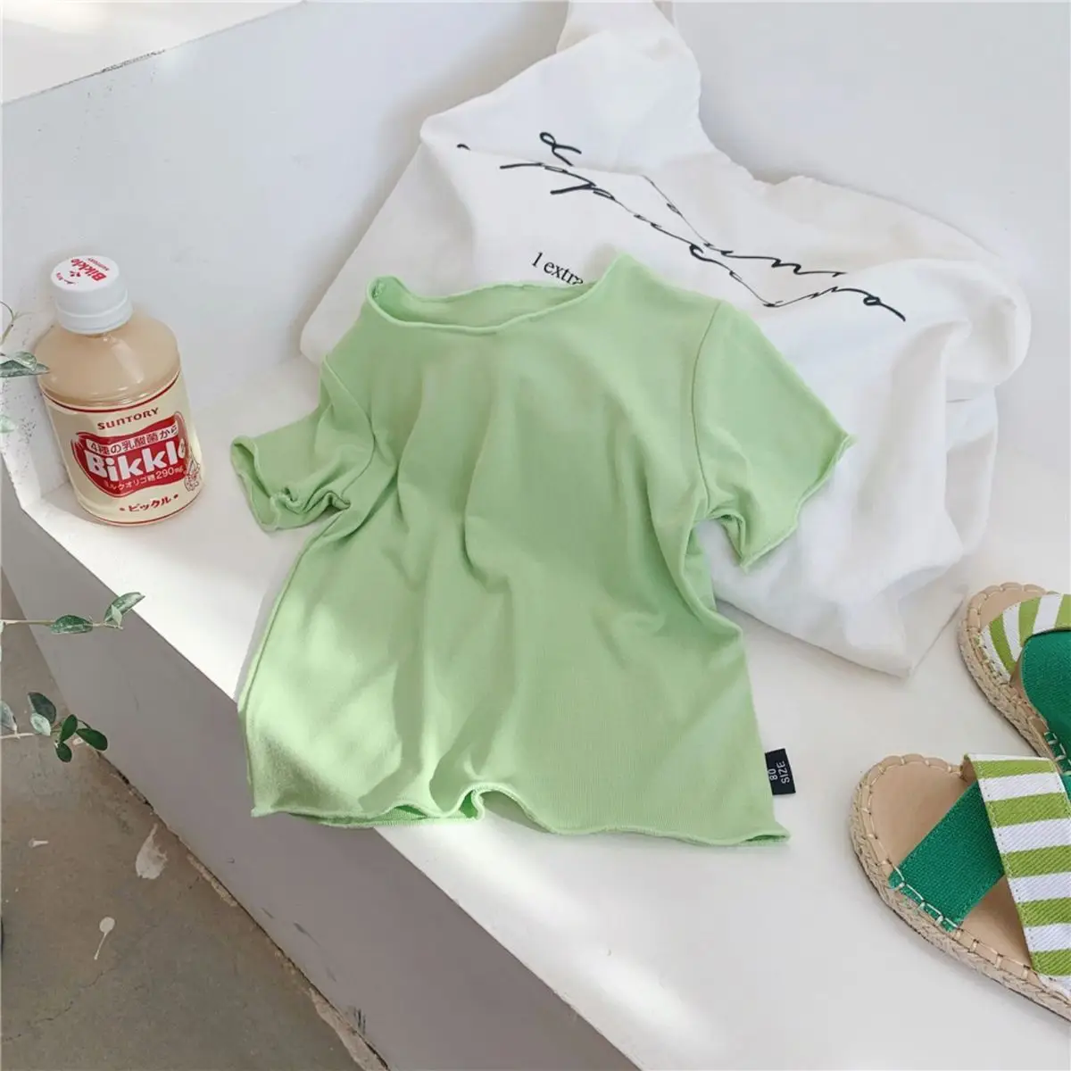 Girls' 2023 Summer Modal T-Shirt 20 Colors - Image 2