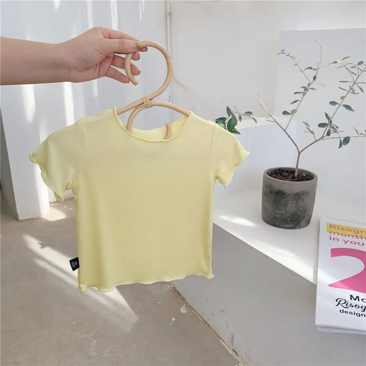 Girls' 2023 Summer Modal T-Shirt 20 Colors - Image 5