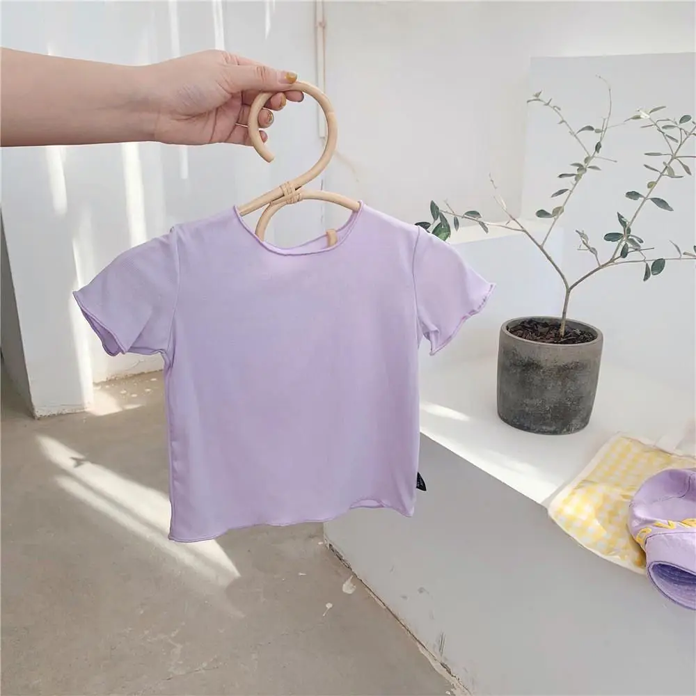 Girls' 2023 Summer Modal T-Shirt 20 Colors - Image 6