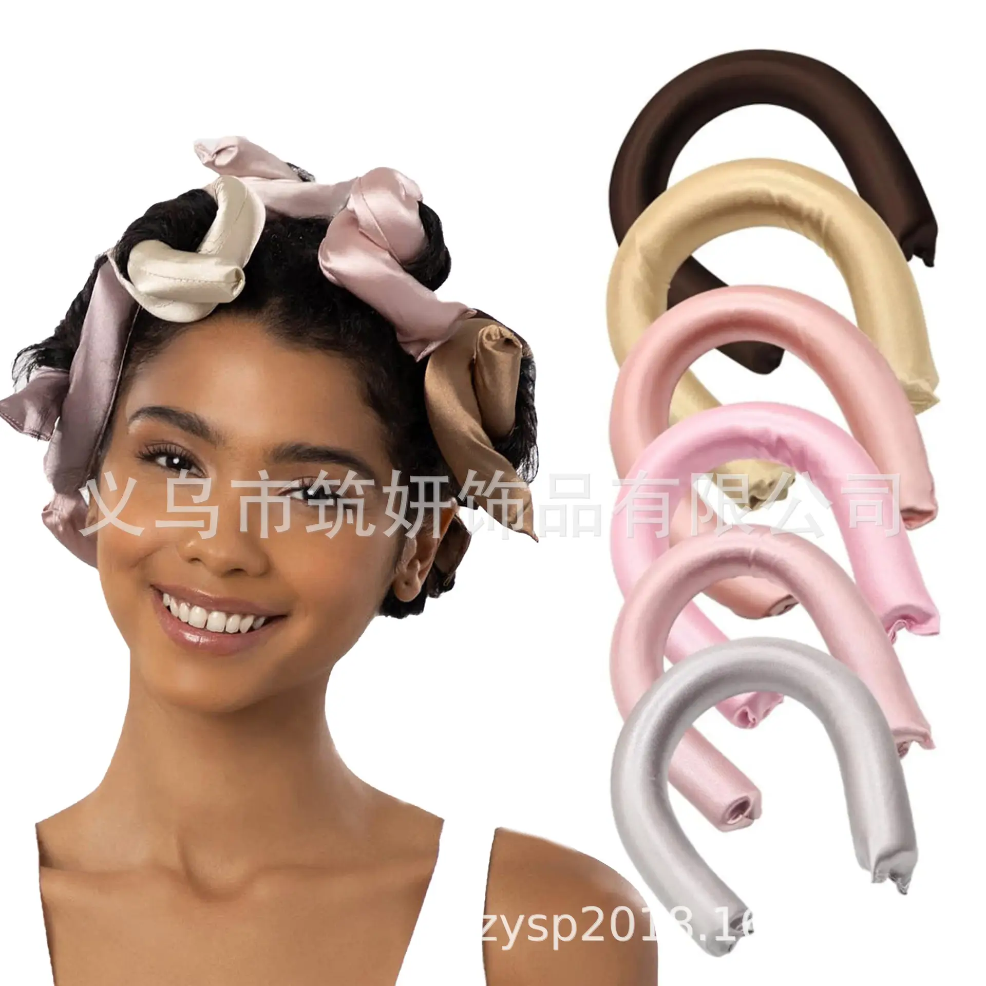 Cross-Border Sleep Curling Iron Set 25cm Heat-Free Lazy Curling Iron - Image 7
