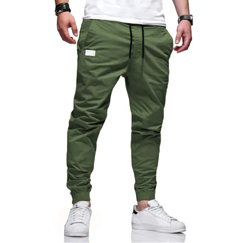 Men's Black Slim Fit Work Pants 2024 - Image 10