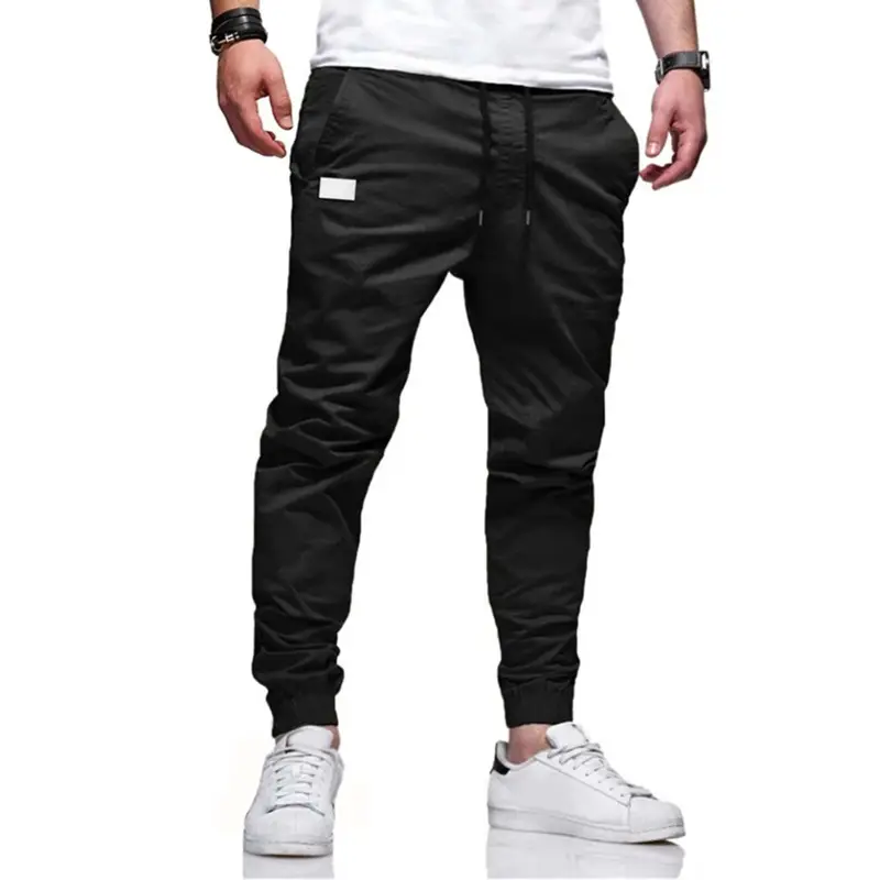 Men's Black Slim Fit Work Pants 2024 - Image 11