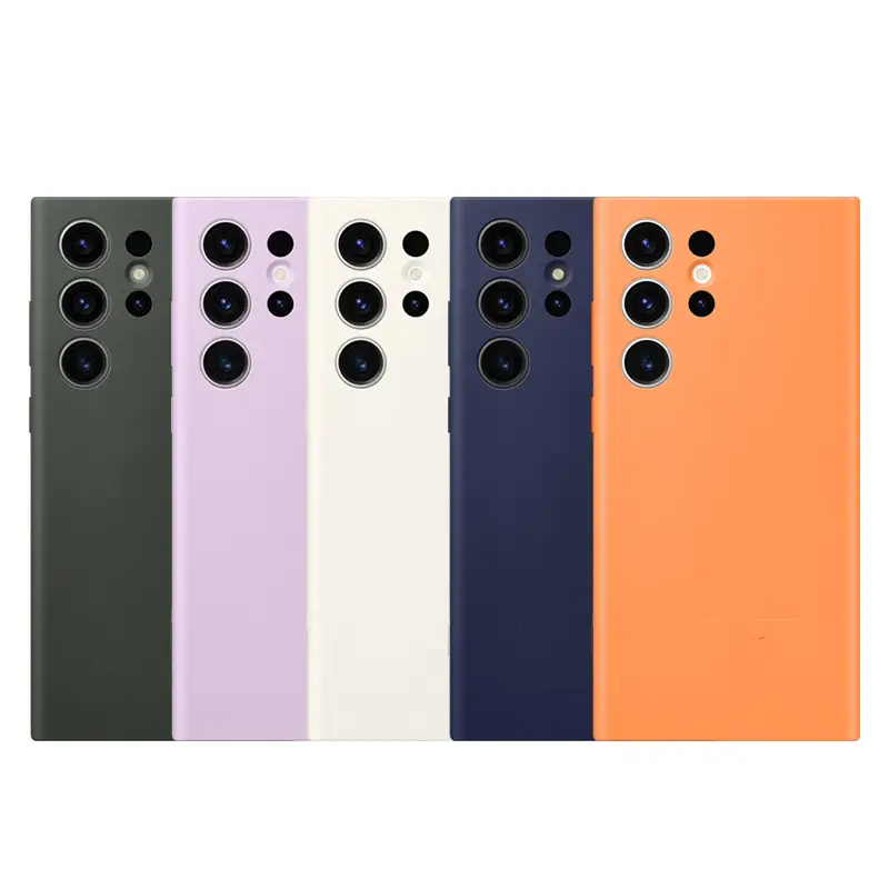 Samsung S24 Ultra Liquid Silicone Full Cover Phone Case — feature 1