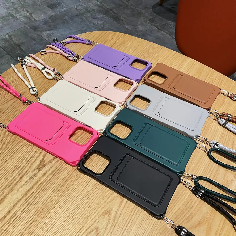 Pink iPhone 16 Pro Max Phone Case with Lanyard Strap - Image 10