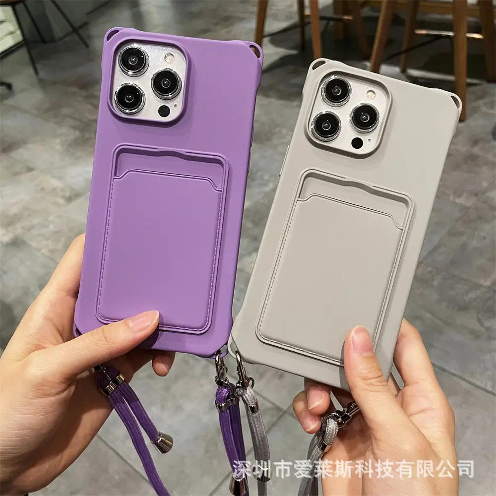 Pink iPhone 16 Pro Max Phone Case with Lanyard Strap — feature 19