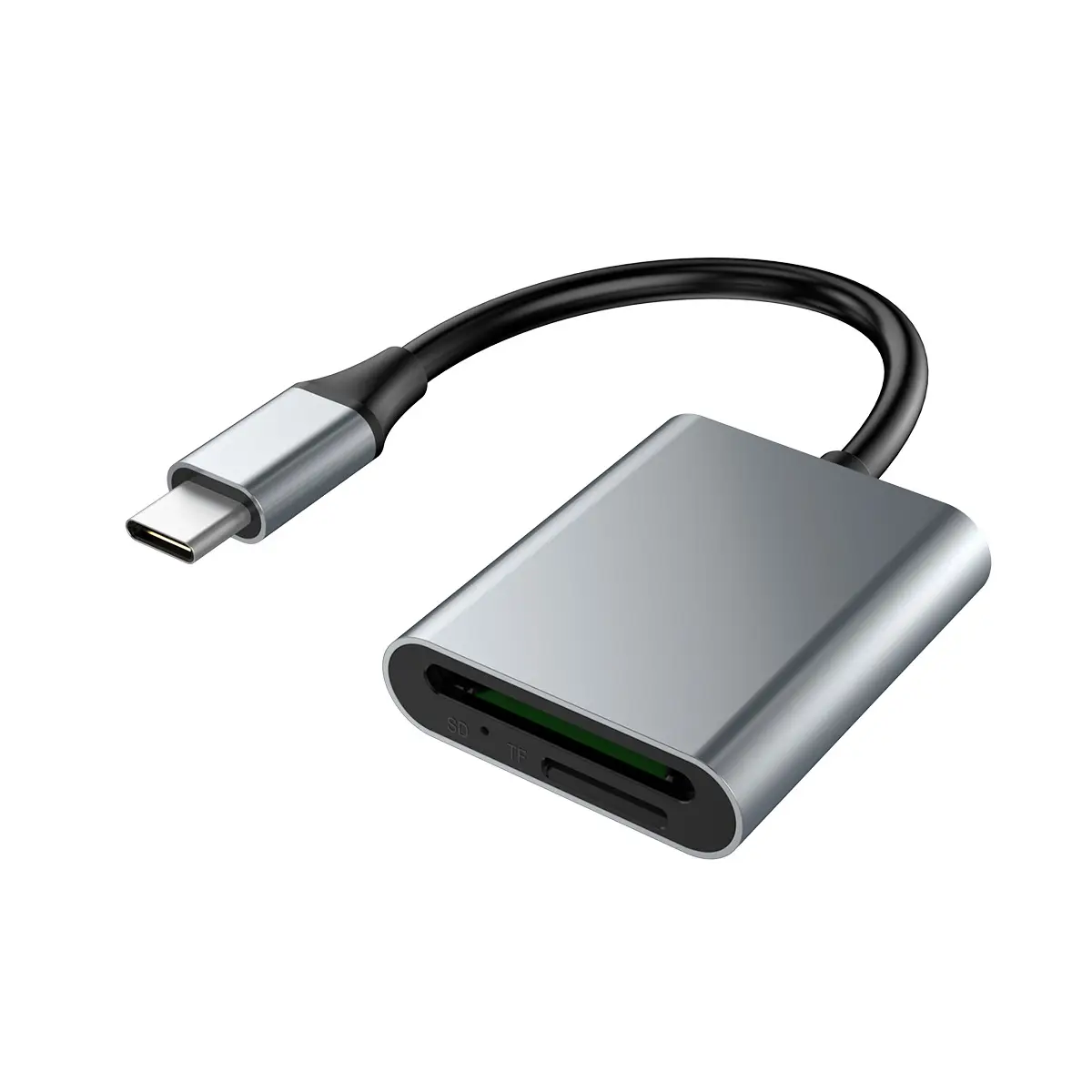 Type-C 2-Card Reader with SD4.0 TF Memory Card - Image 7