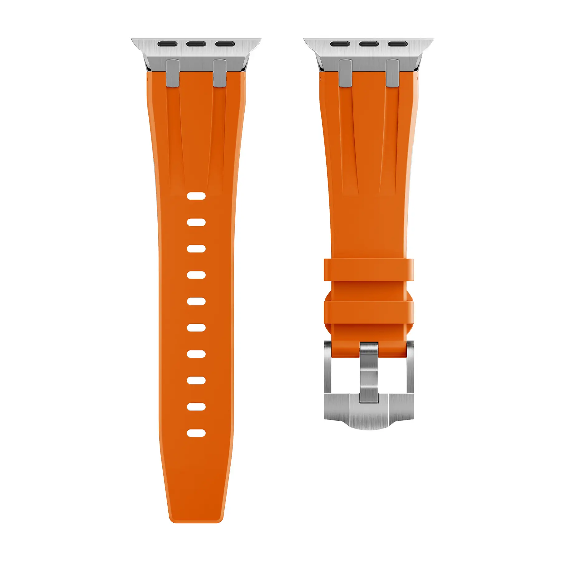 Apple Watch with Liquid Silicone Strap 49MM White - Image 30