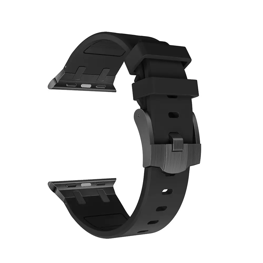 Orange Liquid Silicone Watch Strap for Apple Watch Ultra
