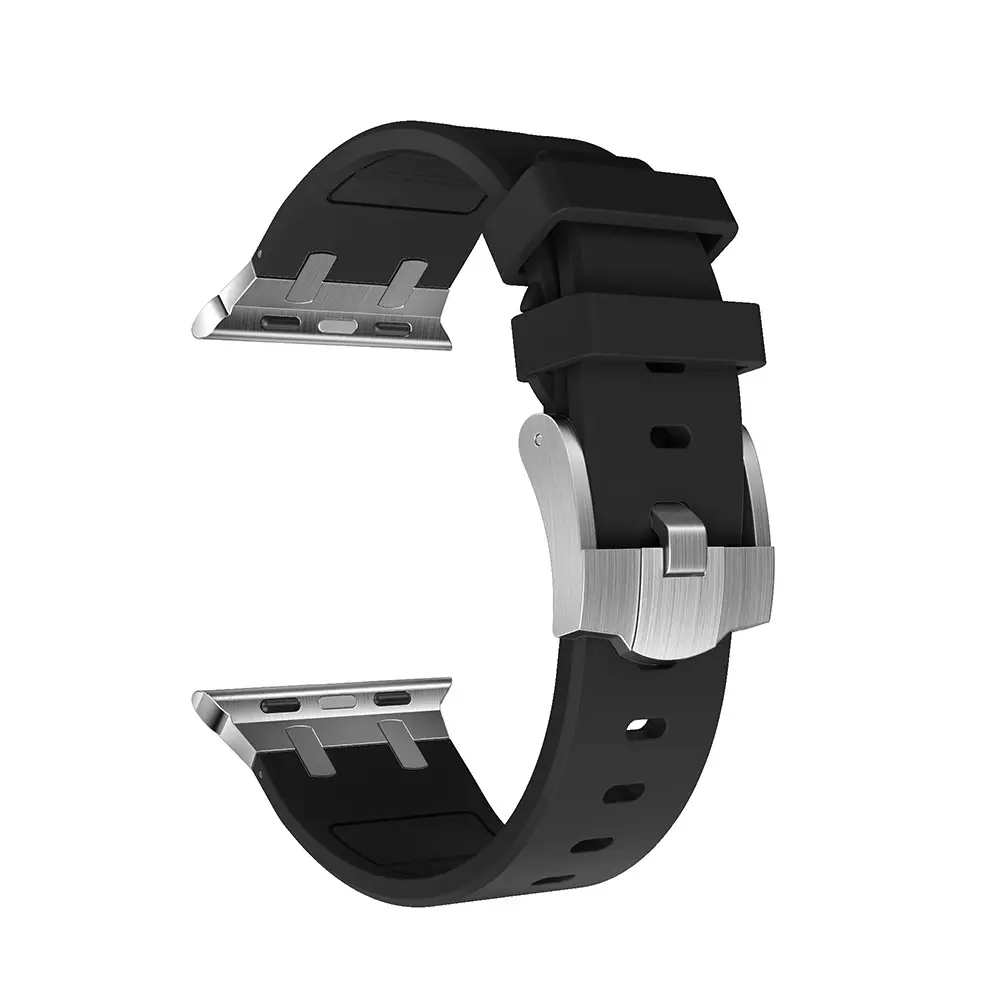 Orange Liquid Silicone Watch Strap for Apple Watch Ultra