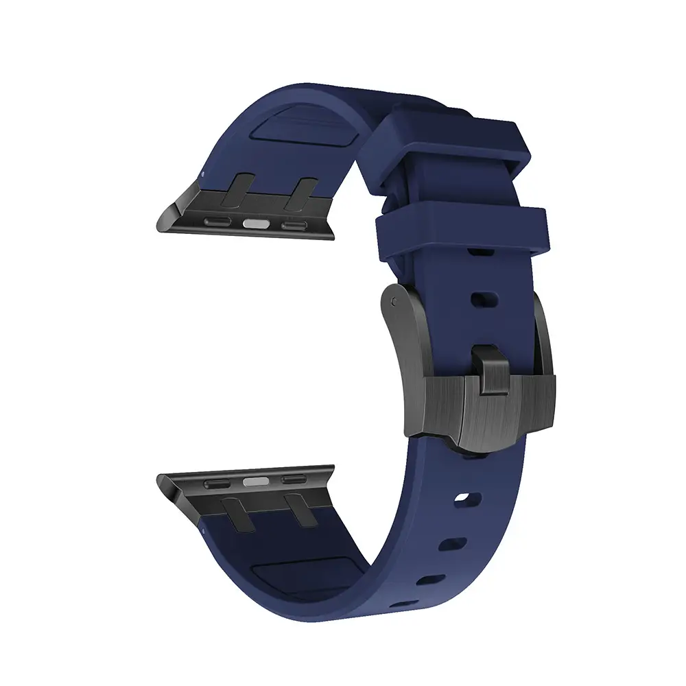 Orange Liquid Silicone Watch Strap for Apple Watch Ultra