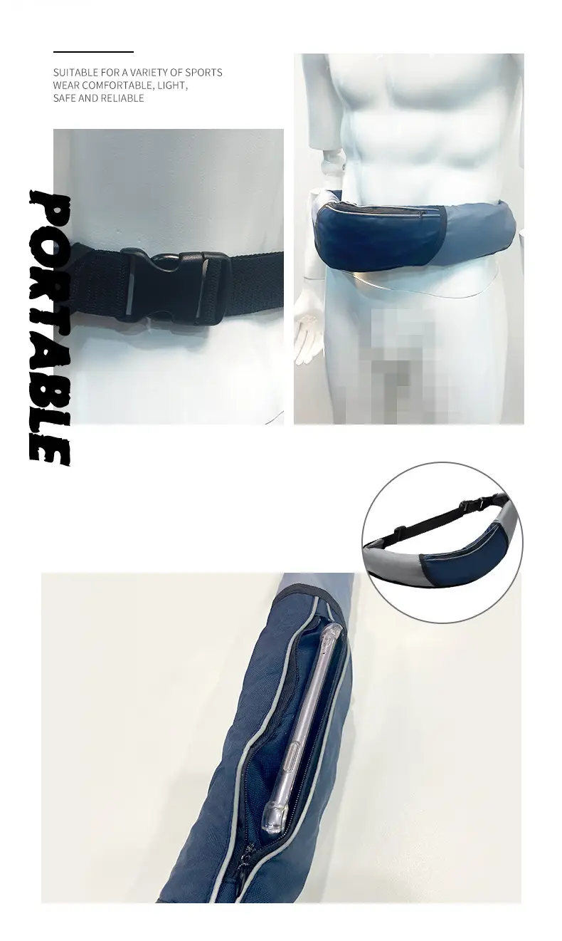 Automatic Inflatable Belt Large Floating Strength Expandable Life Buoy Adult Inflatable Life Jacket Lifesaving Waist Swimming Ring โ feature 12