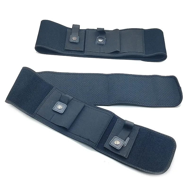 Black Tactical Invisible Belt Belt Bag with Quick Draw Pocket — feature 14