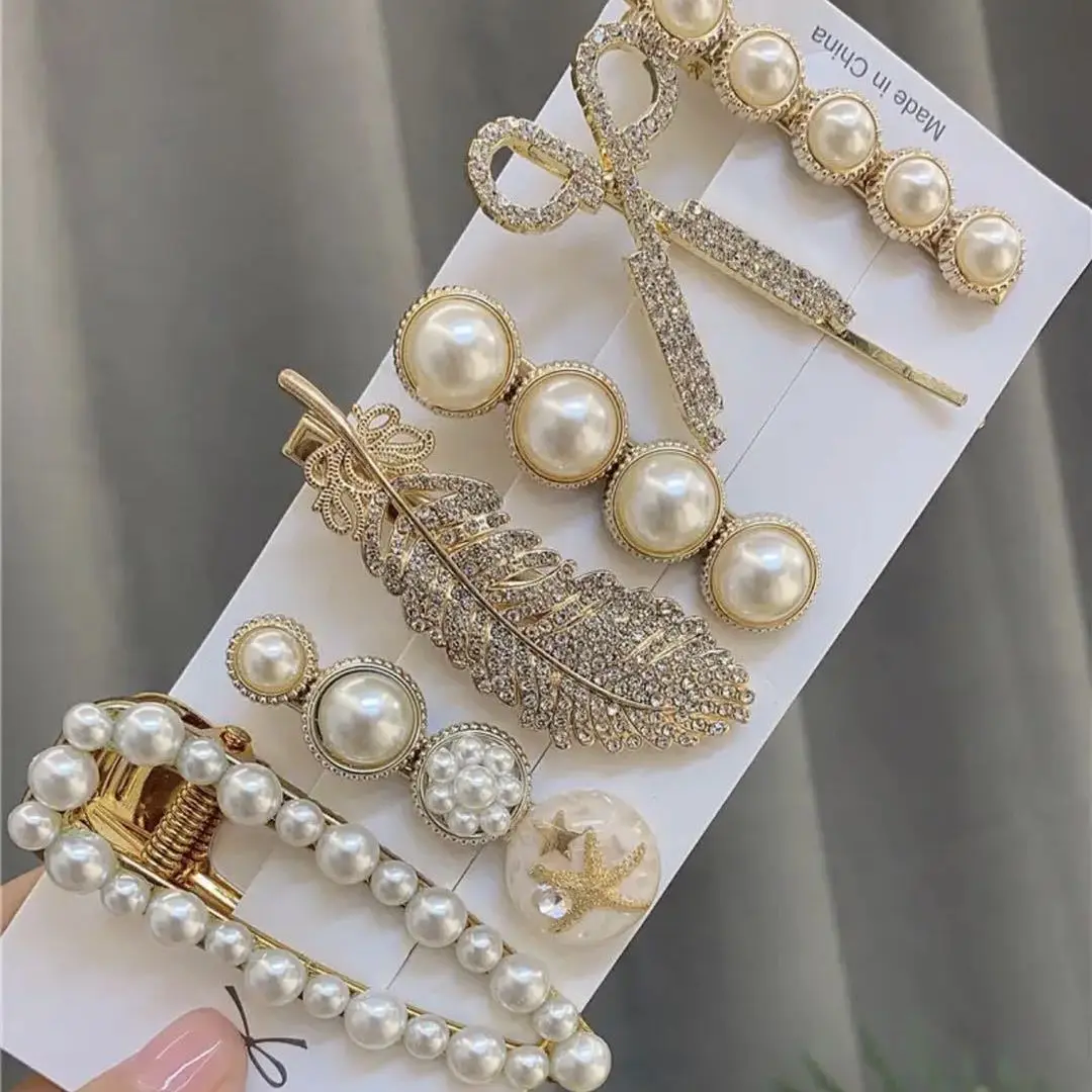 Xiaoxiang Style Rhinestone Hairpin Set for Women - Image 21