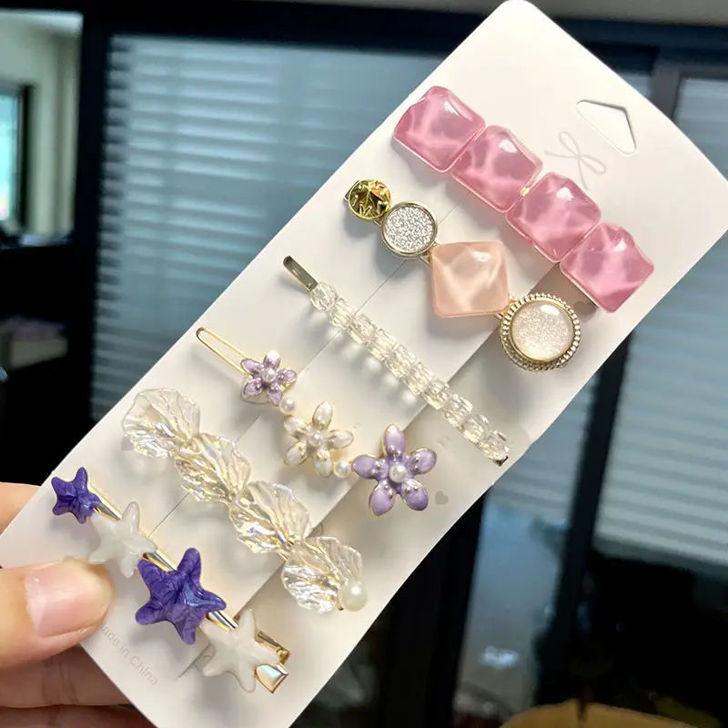 Xiaoxiang Style Rhinestone Hairpin Set for Women — feature 12