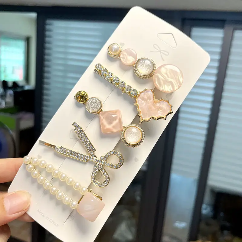 Xiaoxiang Style Rhinestone Hairpin Set for Women — feature 2