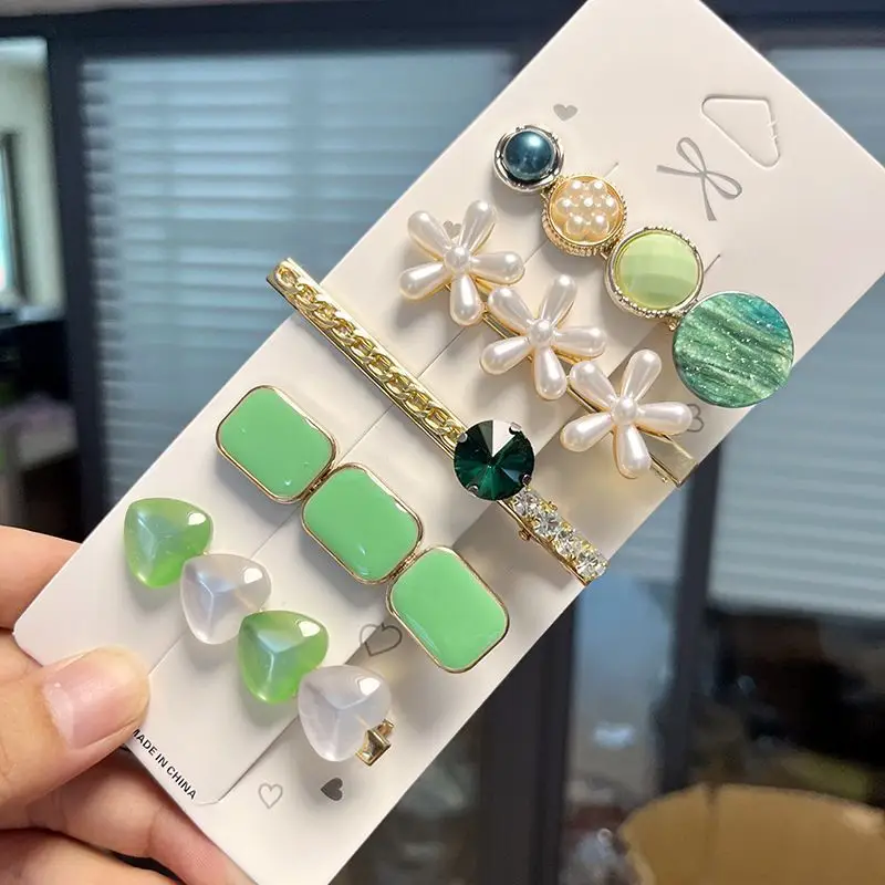 Xiaoxiang Style Rhinestone Hairpin Set for Women - Image 13