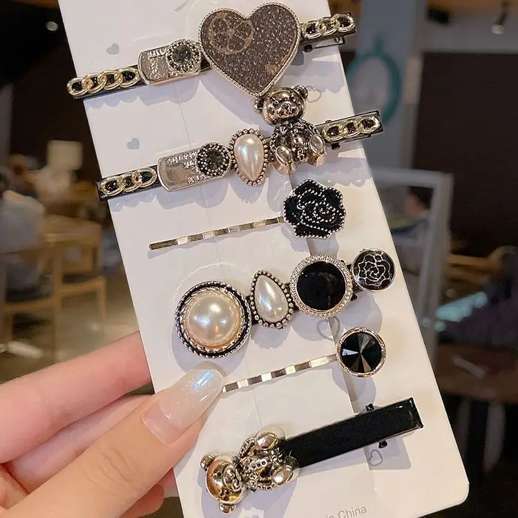 Xiaoxiang Style Rhinestone Hairpin Set for Women - Image 17