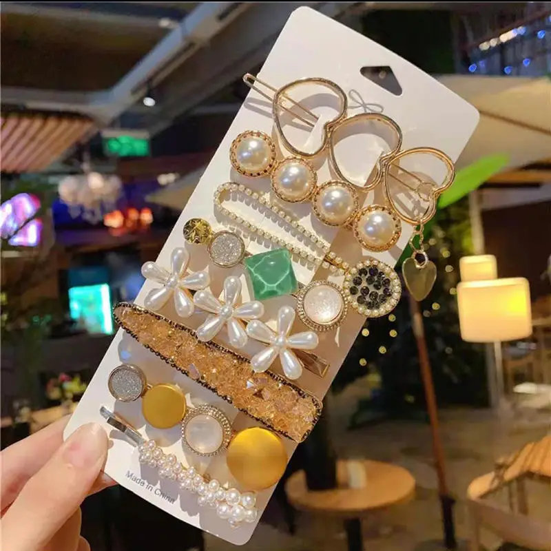 Xiaoxiang Style Rhinestone Hairpin Set for Women - Image 8