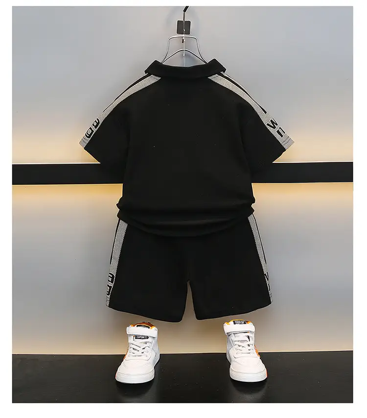 Boys Green Polo Suit 2025 Summer New Kidsren — feature 13