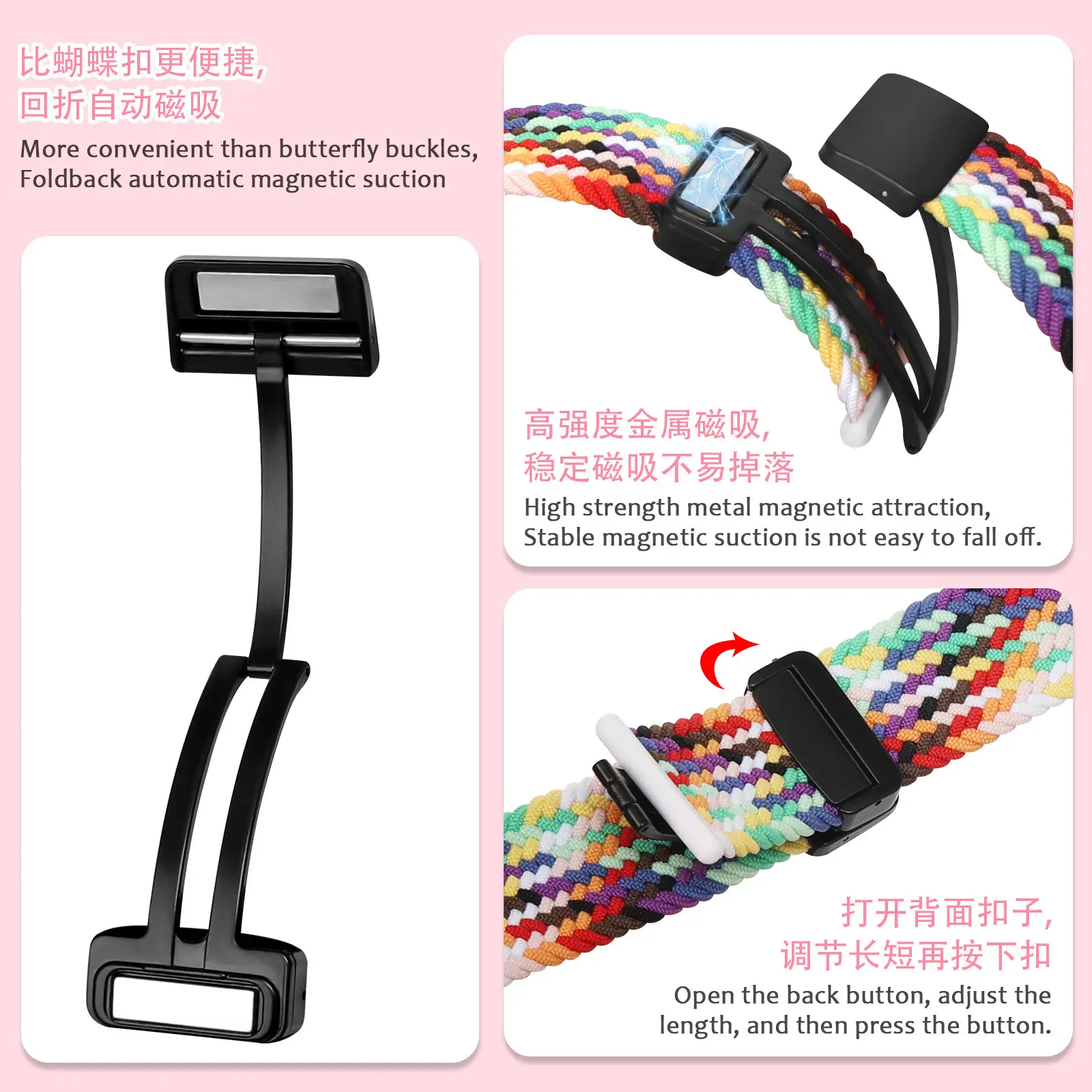 Nylon Woven Watch Strap for Apple Watch 78910 - Image 16