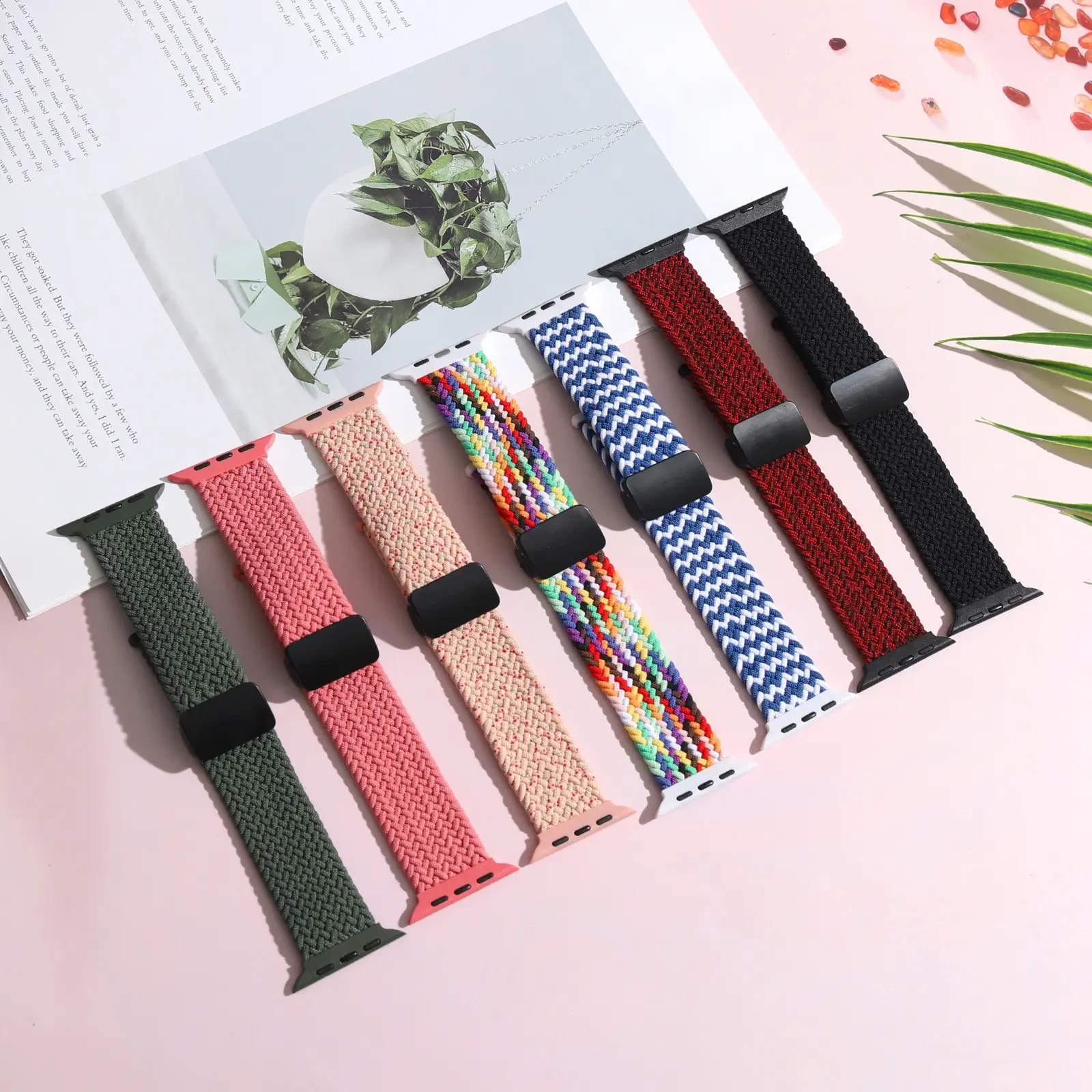 Nylon Woven Watch Strap for Apple Watch 78910 — feature 2