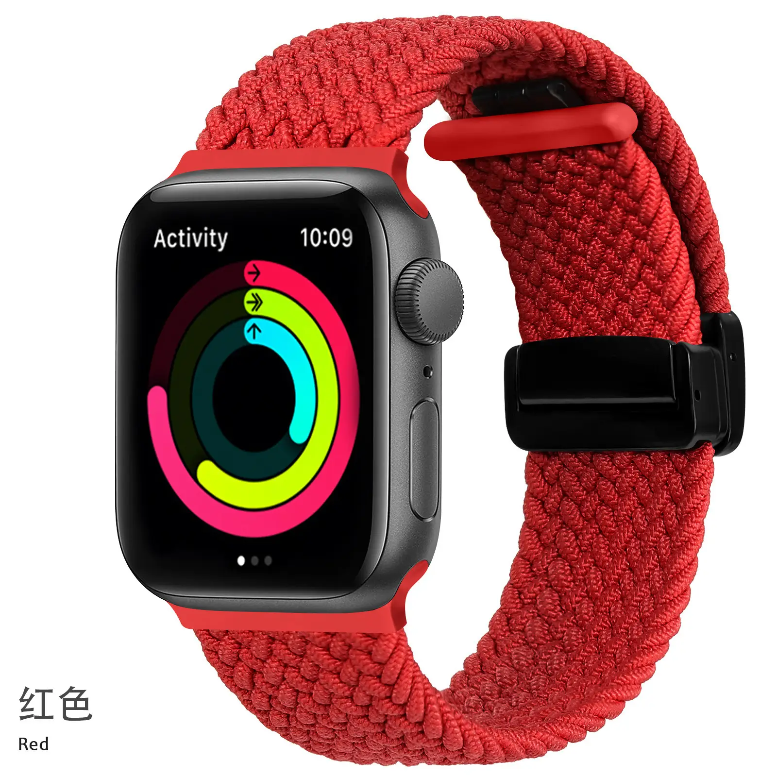 Nylon Woven Watch Strap for Apple Watch 78910 - Image 3