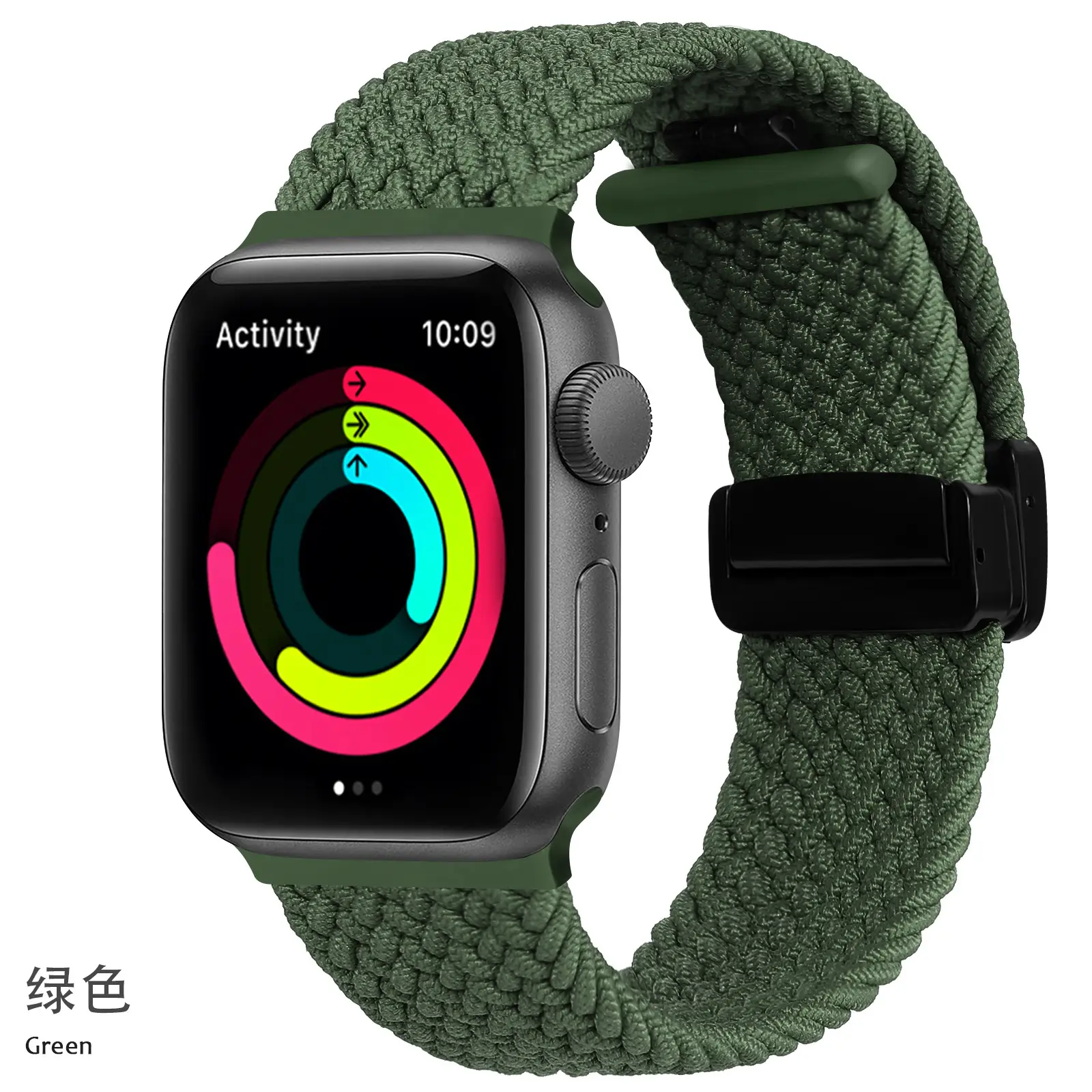 Nylon Woven Watch Strap for Apple Watch 78910 - Image 4