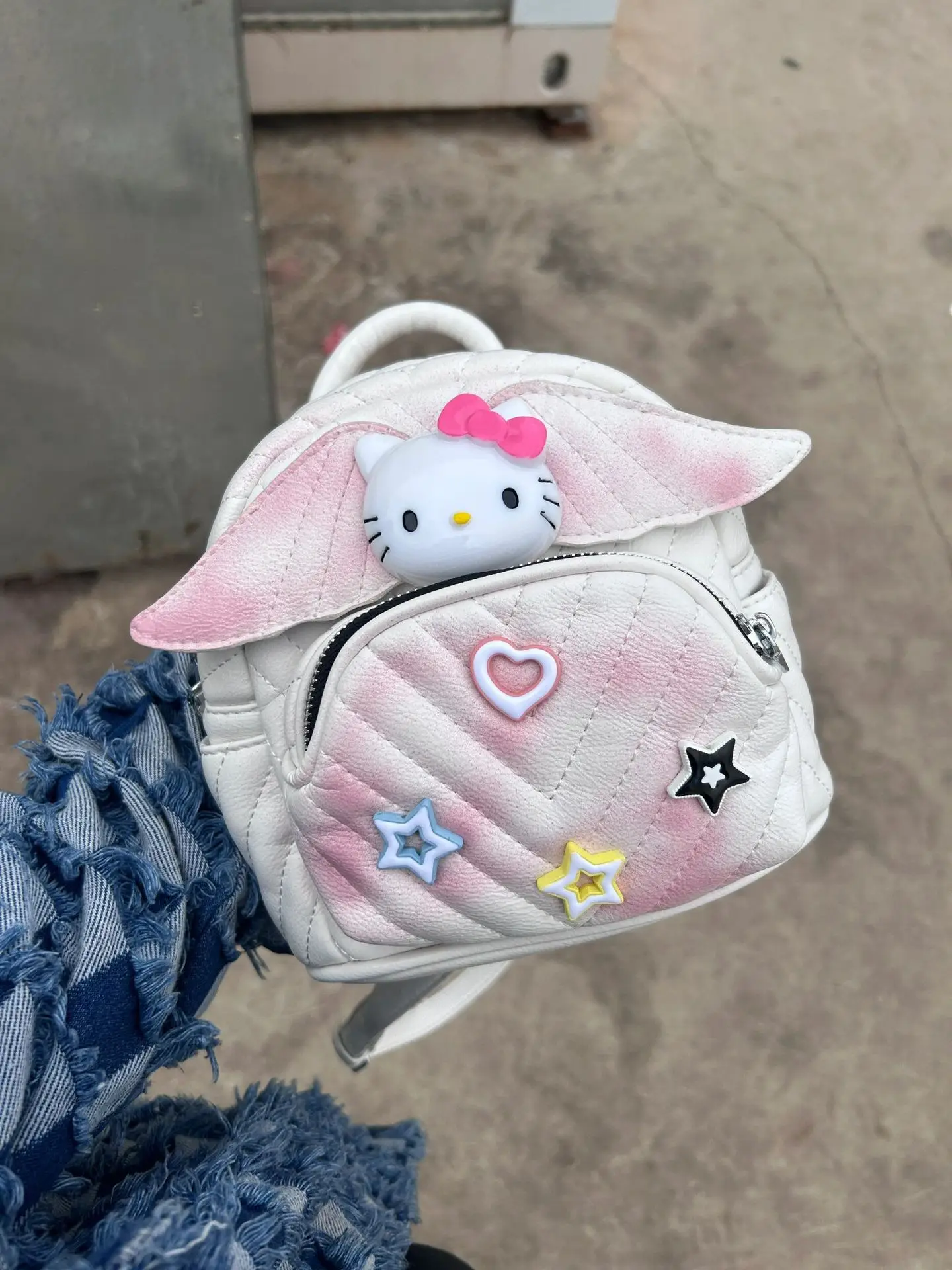 White Quilted Mini Shoulder Bag for Women — feature 7