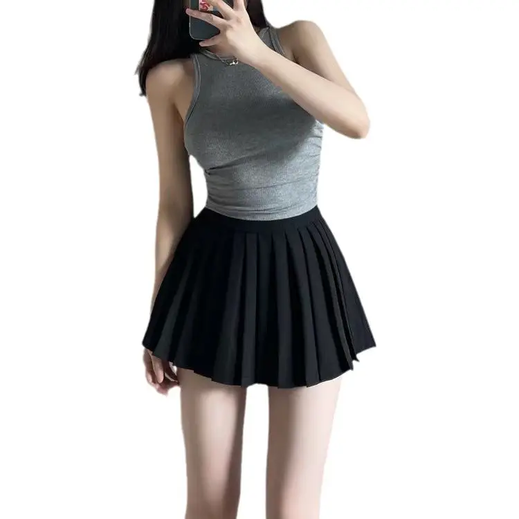 White Pleated Skirt Set for Women Cross-Border E-Commerce - Image 26