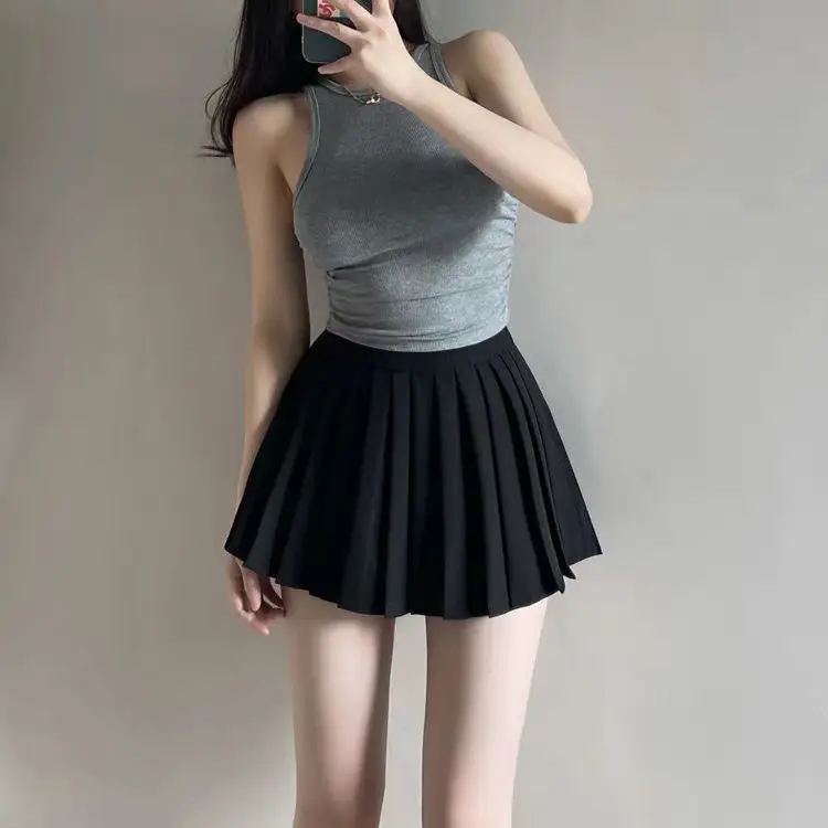 White Pleated Skirt Set for Women Cross-Border E-Commerce — feature 5